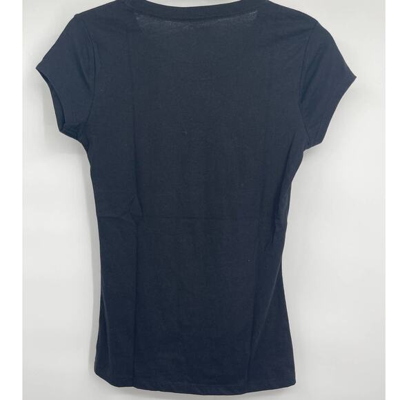 Wound Up Womens Juniors Black TShirt Do I Look Like A People Person Graphic Tee - Picture 4 of 10